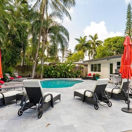 Private Oasis With Pool Near Beaches, Dining & Las Olas 劳德代尔堡 外观 照片