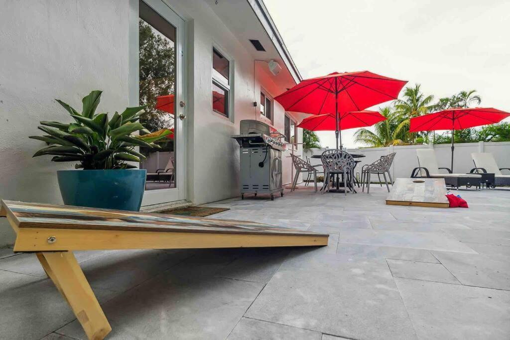 Private Oasis With Pool Near Beaches, Dining & Las Olas 劳德代尔堡 外观 照片
