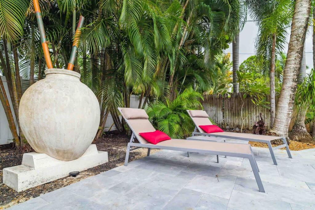 Private Oasis With Pool Near Beaches, Dining & Las Olas 劳德代尔堡 外观 照片